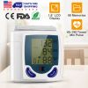 Blood Pressure Monitor Wrist Digital High Blood Pressure Cuff Heartbeat Tester w/ 60 Reading Memory 1.8 Inches LCD Screen Storage Box