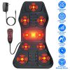 Full Body Massage Chair Pad with Heat Multifunctional Back Massager with Pinpoint Massage Vibration Timer for Home Office Car Use