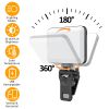 Rechargeable Selfie Light Fill Light 2000mAh Portable Clip On Light with 3 Light Modes 10 Brightness Levels for Phone Laptop Live Stream Make up Photo