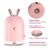 220ml Cool Mist Humidifier Ultrasonic Air Diffuser Atomizer w/7 Color Breathing Lights  Auto Off Office Home Yoga