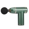 Percussion Massage Gun USB Type C Rechargeable Deep Tissue Vibration Massager Handheld Leg Body Cordless Massager w/ 4 Interchangeable Heads 8 Intensi