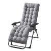 71x22in Chaise Lounger Cushion Recliner Rocking Chair Sofa Mat Deck Chair Cushion