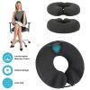 Donut Pillow Seat Cushion Memory Foam Donut Chair Cushions Ergonomic Seat Cushion Pad for Coccyx Prostate Sciatica Pelvic Floor Pressure Sores Office