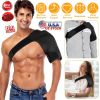 Shoulder Support Brace Rotator Cuff Support Wrap Strap Compression Therapy Sleeve w/ Adjustable Straps for Arthritis Bursitis Tendonitis Arm AC Joint