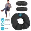 Donut Pillow Seat Cushion Memory Foam Donut Chair Cushions Ergonomic Seat Cushion Pad for Coccyx Prostate Sciatica Pelvic Floor Pressure Sores Office