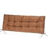 Bench Seat Cushion For Indoor Outdoor Furniture Non Slip Long Chair Cushion with Ties Strap Waterproof Swing Cushion 51.18x19.68IN For Garden Patio Ba