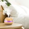 290ml Cool Mist Humidifier Ultrasonic Aroma Essential Oil Diffuser Wood Grain w/LED Light for Office Home Room Vehicle Study Yoga Spa