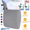 Lumbar Support Pillow Memory Foam Back Cushion with 3D Mesh Cover for Car Office Chair