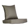 Outdoor Seat Cushion Set Waterproof Patio Furniture Cushion and Back Pillow Fade Resistant Deep Seat Set Chair Pad with Removable Cover for Chair Sofa
